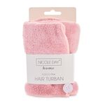 NICOLE DAY FLEECE PINK Hair Turban