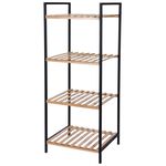 Four Layer Bamboo Bathroom Rack