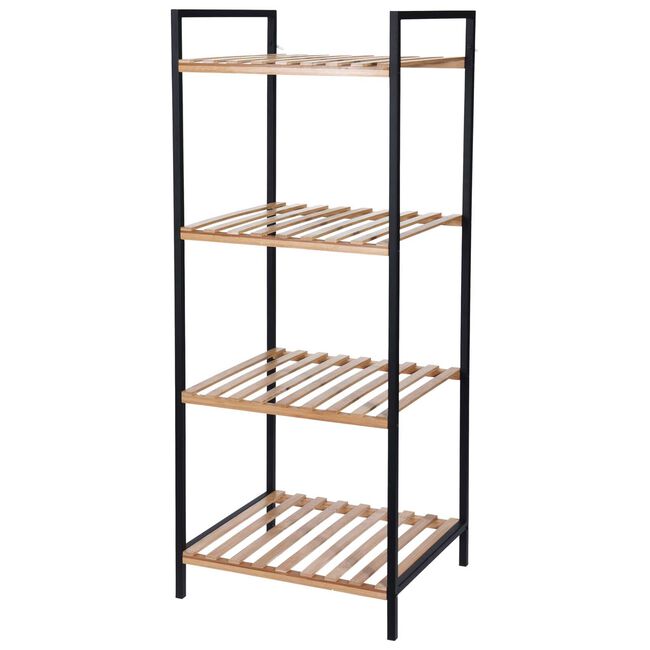 Four Layer Bamboo Bathroom Rack