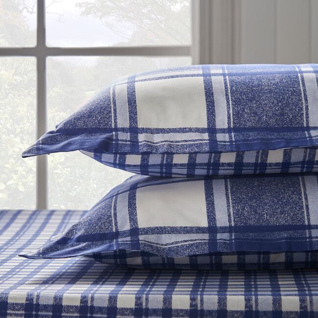 Nicole Day Jack Navy Oxford Pillowcase Pair