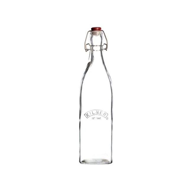 KILNER SQUARE 0.55L Cliptop Preserve Bottle