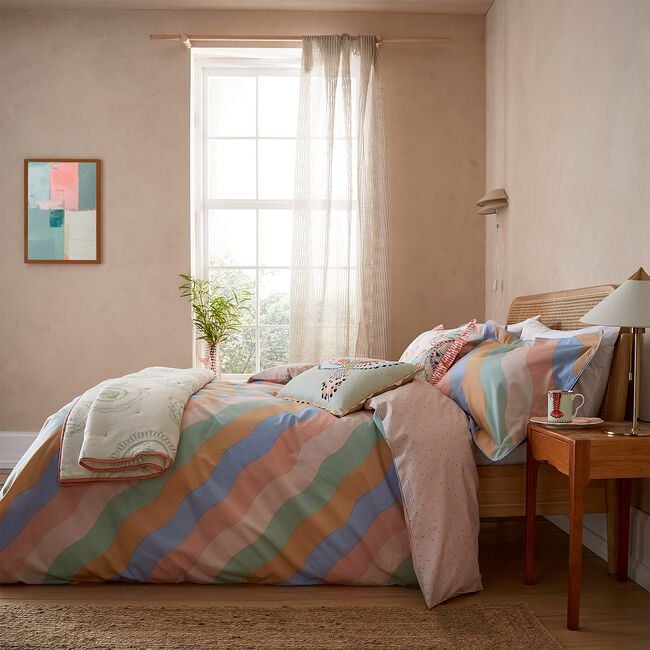 YVONNE ELLEN  SINGLE DUVET COVER Signature Stripe 