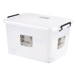 55L Rolling Storage Box Clear