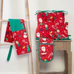Santa's Workshop Single Oven Glove
