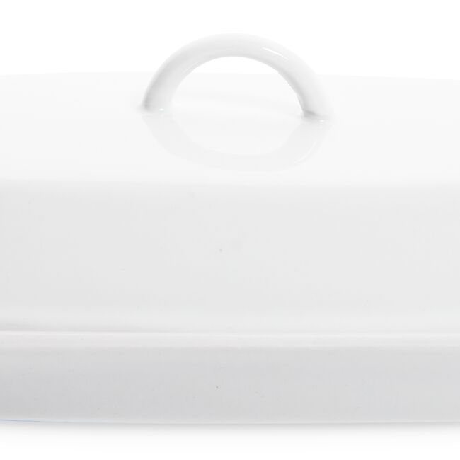 Abney & Croft White Butter Dish