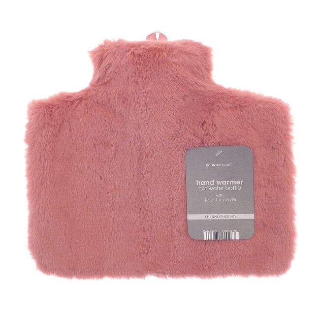 Fur Hand Warmer Hot Water Bottle 