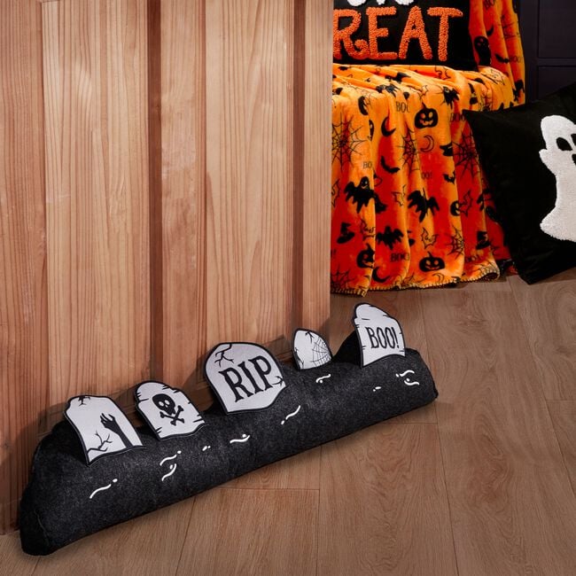 Graveyard Draught Excluder 22cm x 90cm