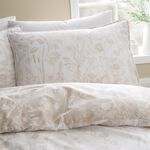 BIANCA SINGLE DUVET COVER Brushed Floral Toile