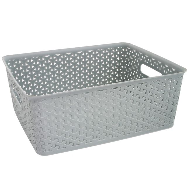 Geometric Storage Basket 14.5L - Mint