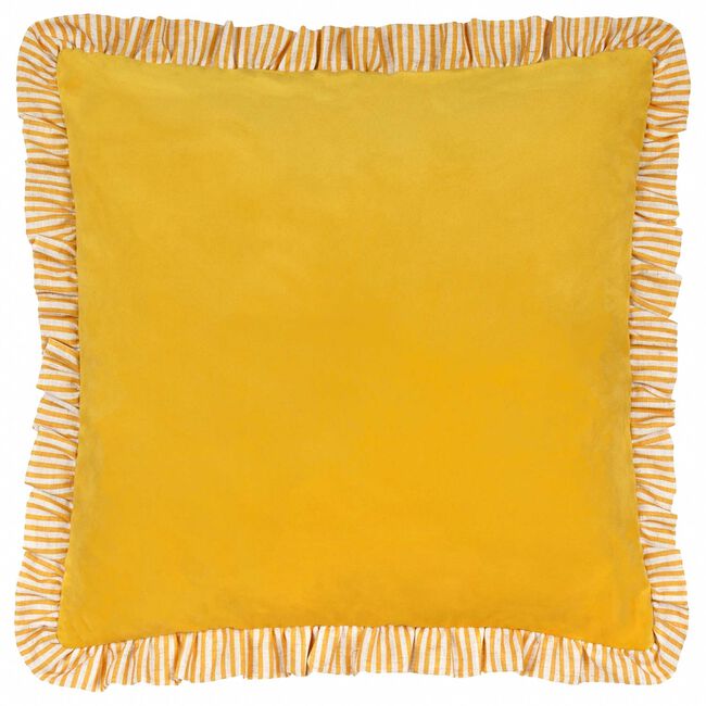 WYLDER SOLENE RUFFLE YELLOW 45x45 Cushion