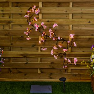 Peach Blossom Branch Solar Light