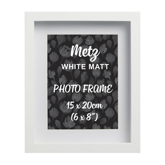 4X6 METZ WHITE Matt Frame