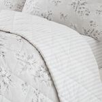 Lorraine Bedspread 200 x 220cm - Grey