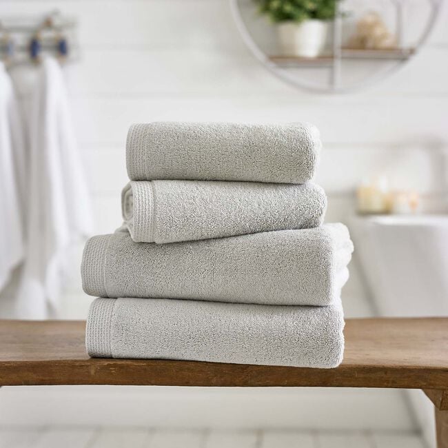 THE LYNDON CO EGYPTIAN COTTON SILVER 2PK F/Cloth