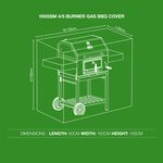 100GSM 4/5 Burner Gas BBQ cover