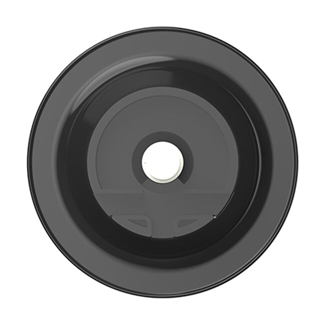 Black 4 Hook Rack with Suction Fix