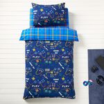 SINGLE DUVET COVER Gaming Check