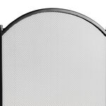 Silverflame 3 Panel Folding Decorative Fire Guard