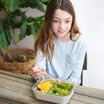 Melii Grey Glass Container with Silicone Sleeve