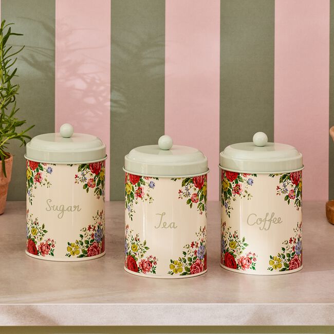 Cath Kidson Feels Like Home Tea Canister