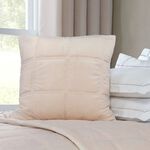 Quilted Hotel Velvet Mink 45cm x 45cm Cushion