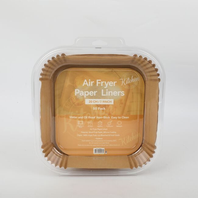 Kitchen Classic 50-Pack Square Air Fryer Liners 