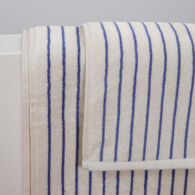 480GSM TURKISH YARN DYED BLUE Hand Towel