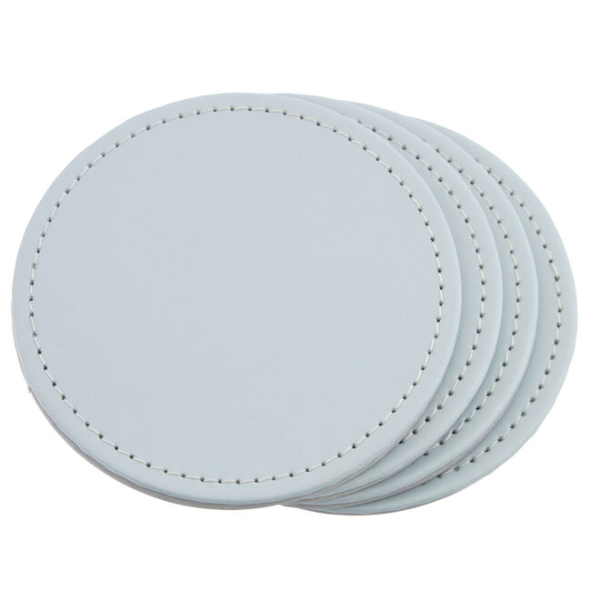 Reversible Round Coasters - Duck Egg & Grey