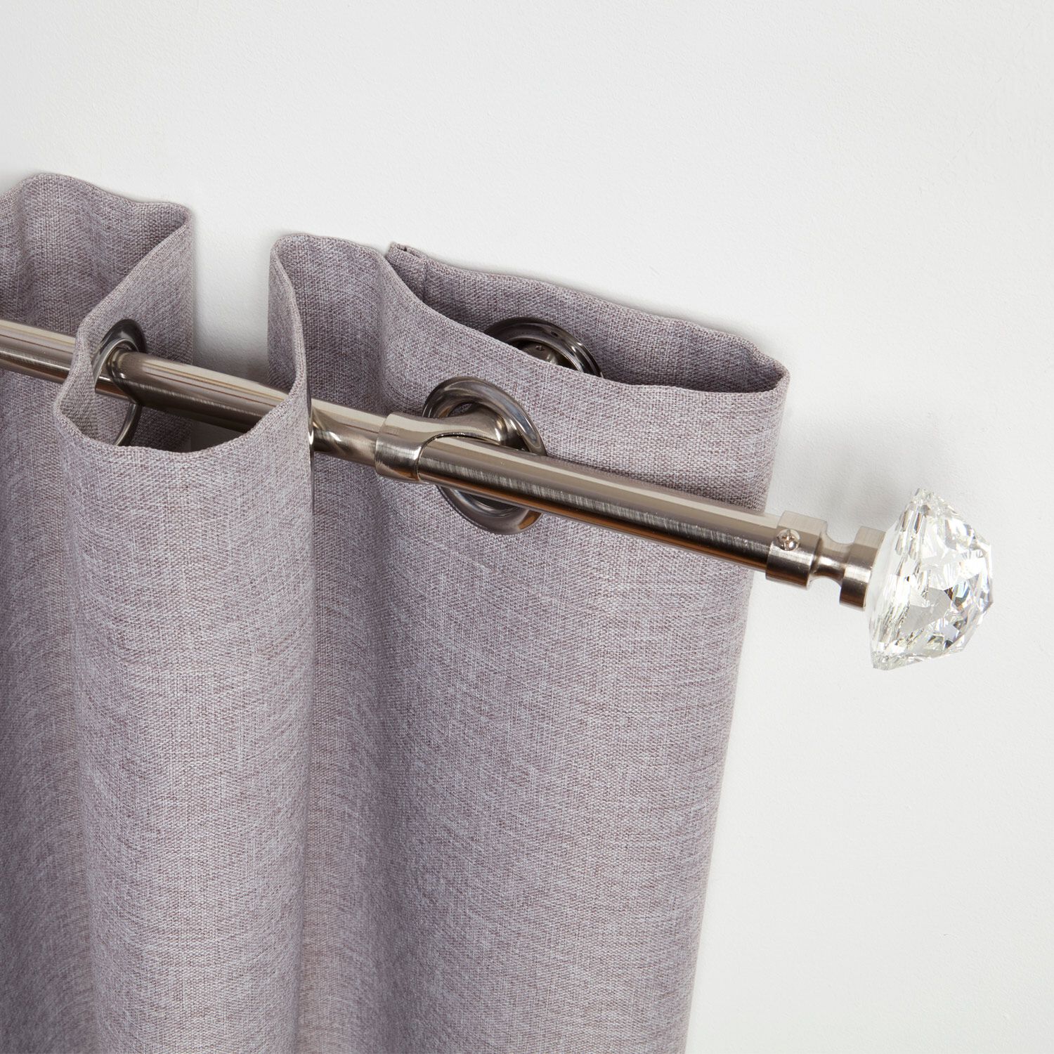 Room Darkening Extendable Diamond Curtain Pole Home Store + More