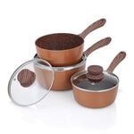 JML Copper Stone 3 Piece Cookware Set 