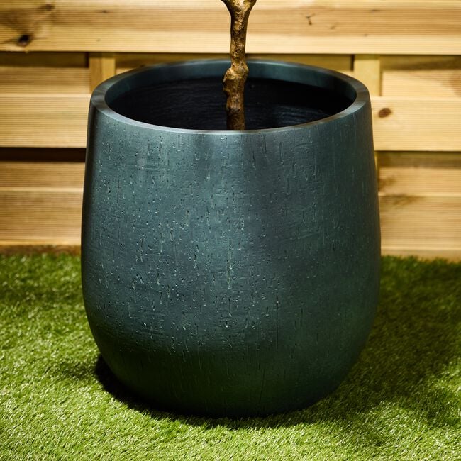 HAWAII Large Fibre Clay Plant Pot