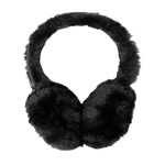 FAUX FUR Ear Muffs Black