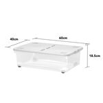 Wham 32L Storage Container With Wheels