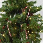 Candy Cane Christmas Tree Decorations - 6 Pack