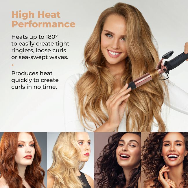 Carmen Noir II 25mm Curling Tong