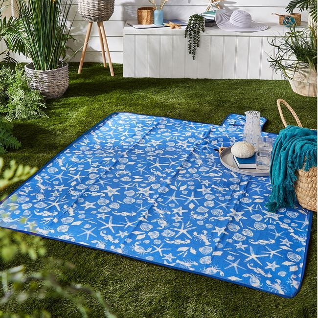 Fusion Coastal Bay 135cm x 150cm Picnic Blanket