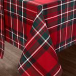 CHRISTMAS CHECK 160x183cm Table Cloth