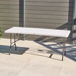 White Folding Table 1.8M