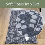 JVL Branches Black/Grey Mega Runner 57cm x 150cm