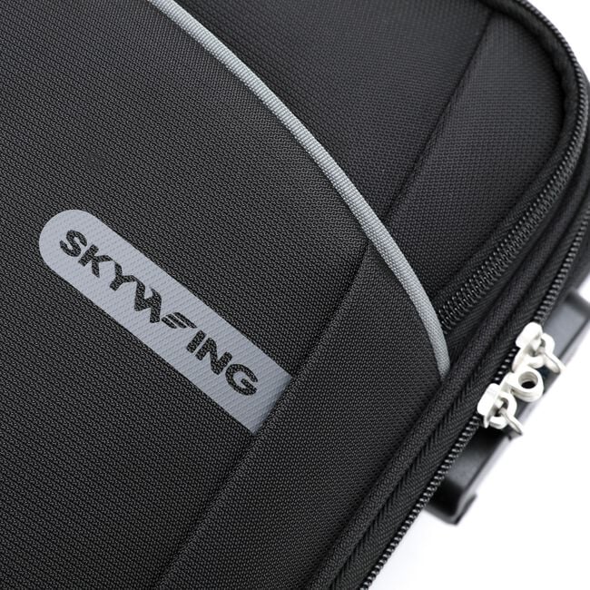 Cabin Bag Lightweight Luggage - Midnight Black