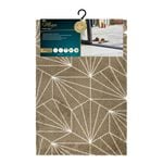 JVL Geo Brown Mega Mat 50cm x 75cm