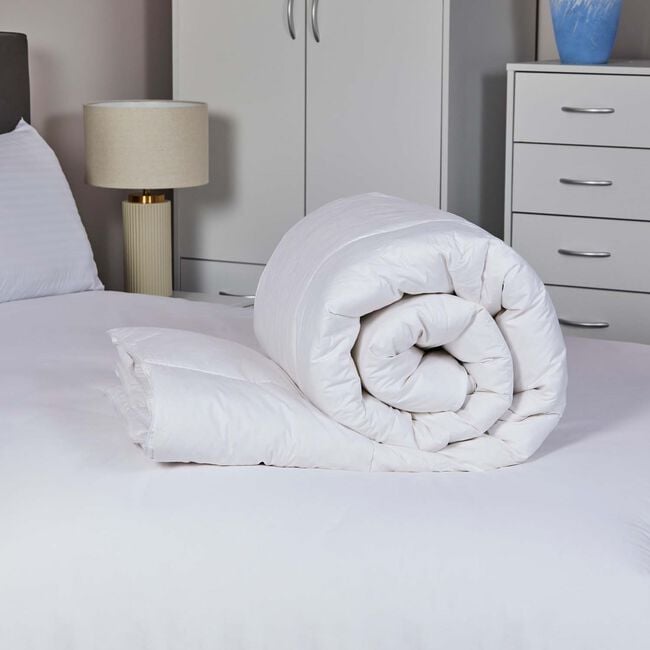 WHITE DUCK FEATHER AND DOWN SINGLE 13.5 Tog Duvet 