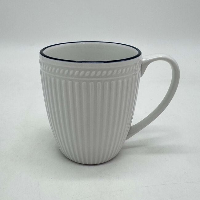 Abney & Croft Blue Rim Mug