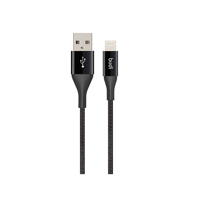 Budi Black Lightening 1.2m Charging Cable