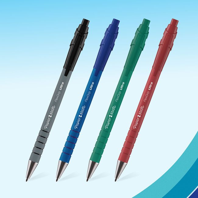 Paper Mate Black Flexigrip Pen - 5 Pack