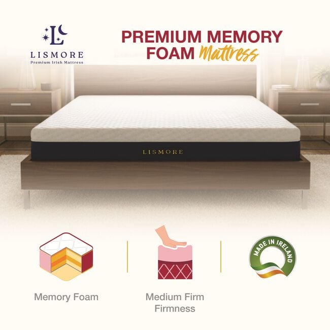 LISMORE Premium Memory Foam Mattress Single 