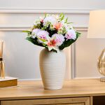 Blush & Bloom Chrysanthemum & Lily Floral Bouquet