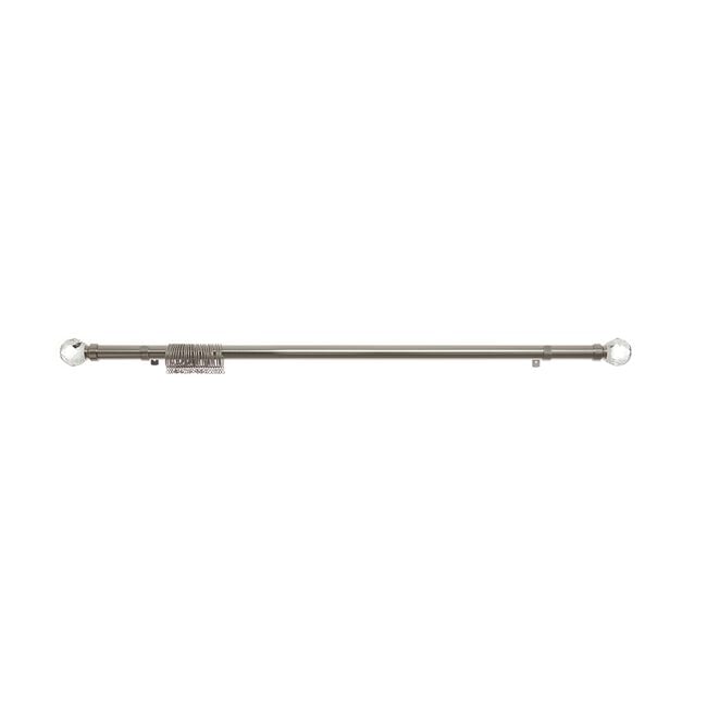 Metal Curtain Pole with Diamond end 300cm