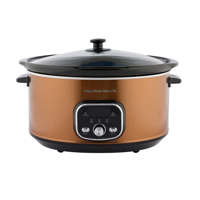 Hamilton Beach 6.5L Digital Copper Slow Cooker 