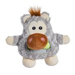 Gorilla Plush Dog Toy With Tennis Ball